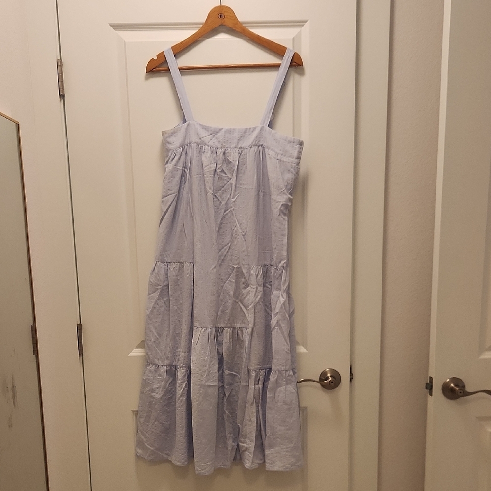 Carly Jean Los Angeles Light Blue Maxi Dress